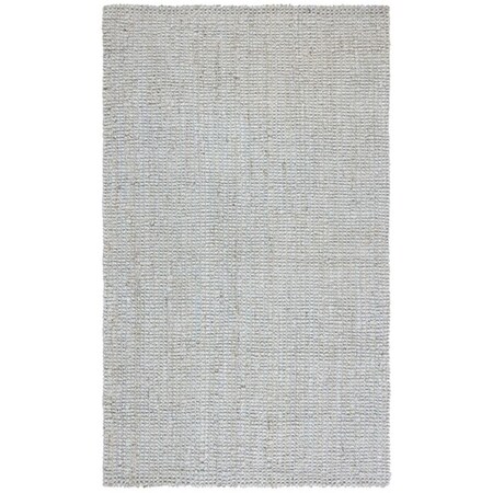 Safavieh 2 ft. 3 in. x 9 ft. Natural Fiber Contemporary Rectangle Hand Woven Rug Gray NF730F-29